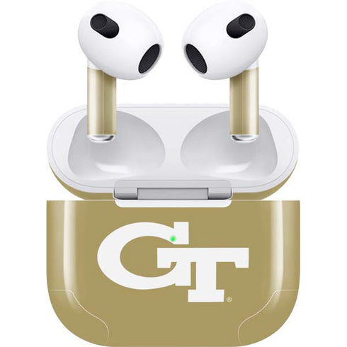 Georgia Institute of Technology Gold GT Apple AirPods (3rd Gen 2021) Skin