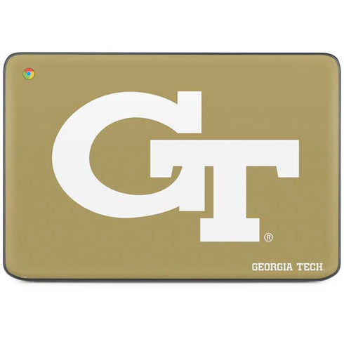 Georgia Institute of Technology Gold GT HP Chromebook Skin