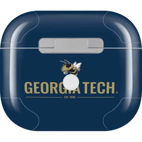 Georgia Institute of Technology Est 1885 Navy Apple AirPods (3rd Gen 2021) Skin