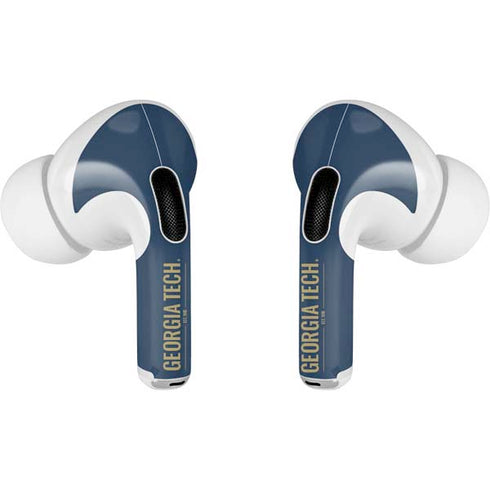 Georgia Institute of Technology Est 1885 Navy Apple AirPods Pro Skin