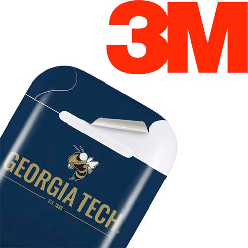 Georgia Institute of Technology Est 1885 Navy Apple AirPods Skin
