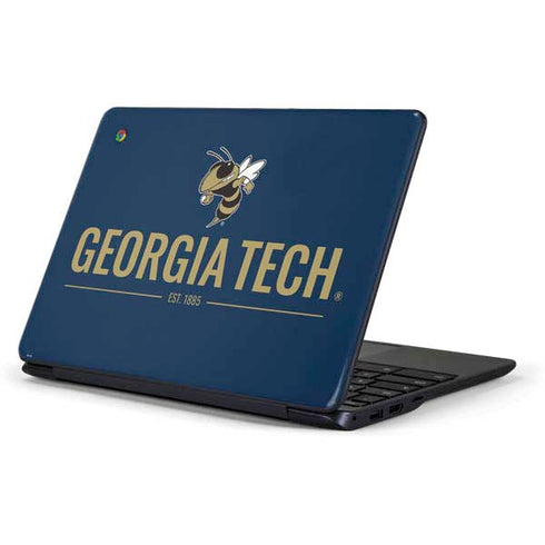 Georgia Institute of Technology Est 1885 Navy Samsung Chromebook Skin