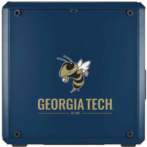 Georgia Institute of Technology Est 1885 Navy Cooler Master MasterBox Q300L Mini Tower Skin