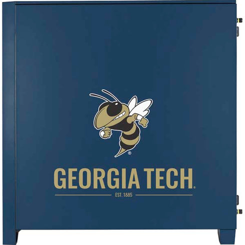 Georgia Institute of Technology Est 1885 Navy Corsair 4000D Tempered Glass Mid-Tower ATX Case Skin