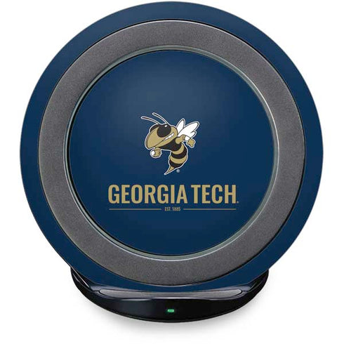 Georgia Institute of Technology Est 1885 Navy Fast Charge Wireless Charging Stand Skin