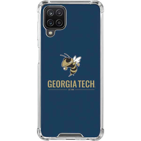 Georgia Institute of Technology Est 1885 Navy Galaxy A12 Clear Case