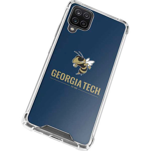 Georgia Institute of Technology Est 1885 Navy Galaxy A12 Clear Case