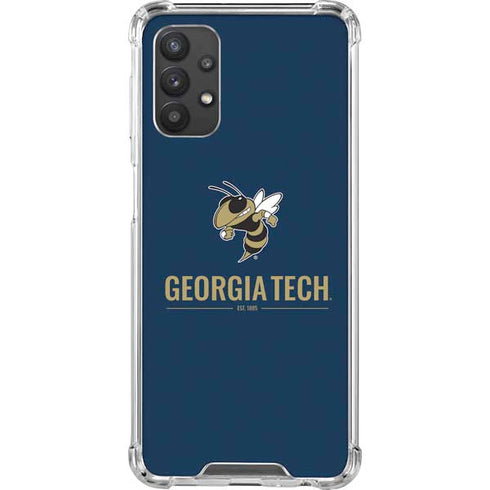 Georgia Institute of Technology Est 1885 Navy Galaxy A32 5G Clear Case