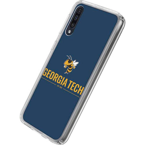 Georgia Institute of Technology Est 1885 Navy Galaxy A50 Clear Case