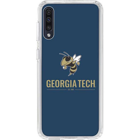 Georgia Institute of Technology Est 1885 Navy Galaxy A50 Clear Case