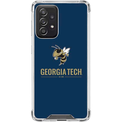 Georgia Institute of Technology Est 1885 Navy Galaxy A52 5G Clear Case