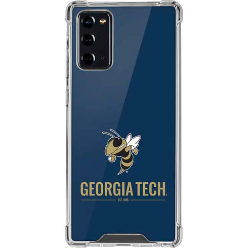 Georgia Institute of Technology Est 1885 Navy Galaxy Note20 5G Clear Case