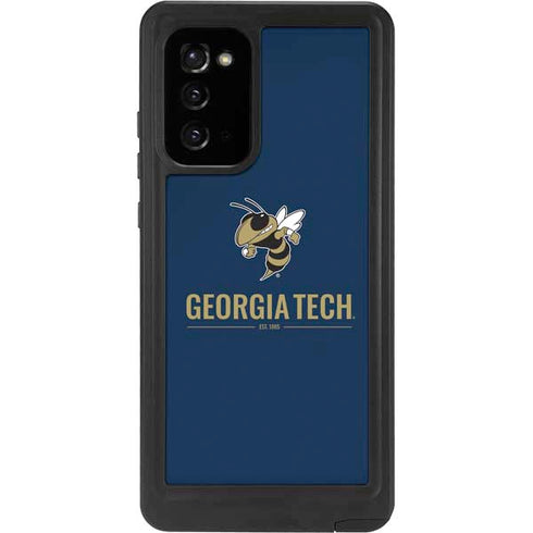 Georgia Institute of Technology Est 1885 Navy Galaxy Note20 5G Waterproof Case