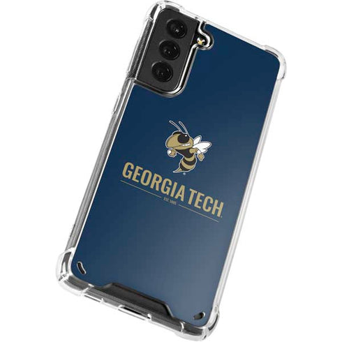 Georgia Institute of Technology Est 1885 Navy Galaxy S21 5G Clear Case