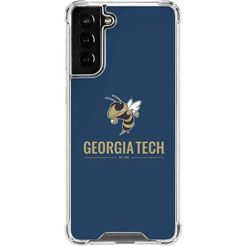 Georgia Institute of Technology Est 1885 Navy Galaxy S22 Plus Clear Case
