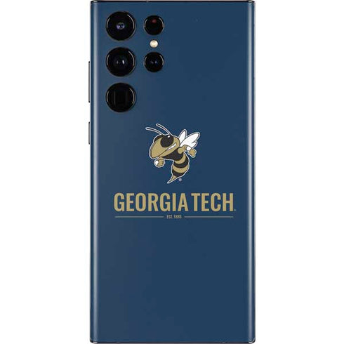 Georgia Institute of Technology Est 1885 Navy Galaxy S22 Ultra Skin