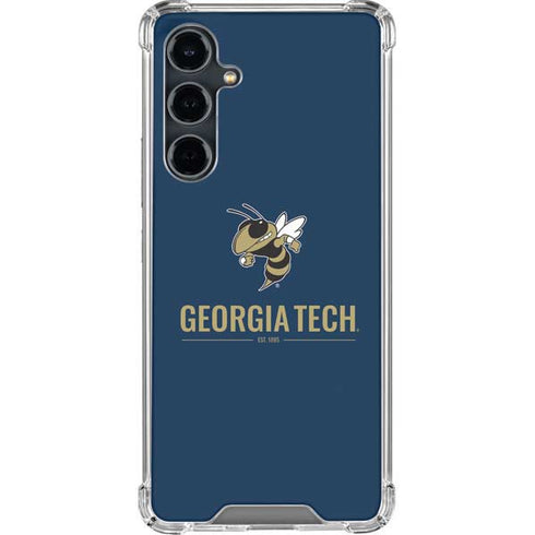 Georgia Institute of Technology Est 1885 Navy Galaxy S23 FE Clear Case