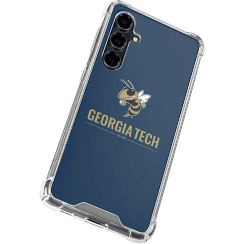 Georgia Institute of Technology Est 1885 Navy Galaxy S23 FE Clear Case