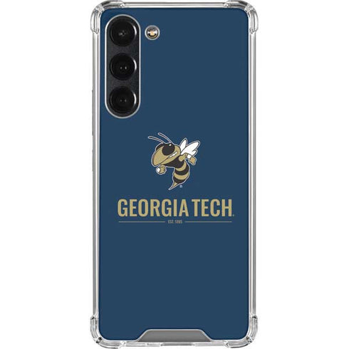 Georgia Institute of Technology Est 1885 Navy Galaxy S23 Plus Clear Case