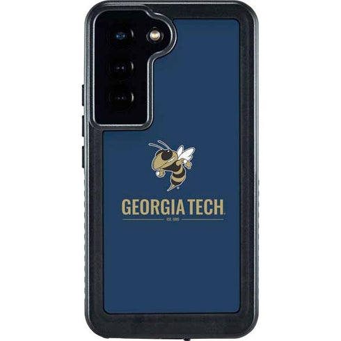 Georgia Institute of Technology Est 1885 Navy Galaxy S23 Waterproof Case