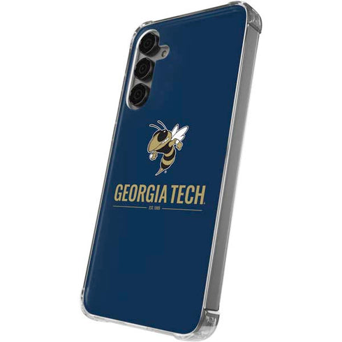 Georgia Institute of Technology Est 1885 Navy Galaxy S24 Plus Clear Case