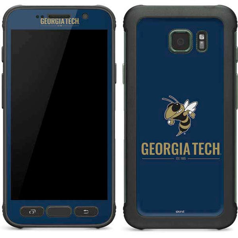 Georgia Institute of Technology Est 1885 Navy Galaxy S7 Active Skin