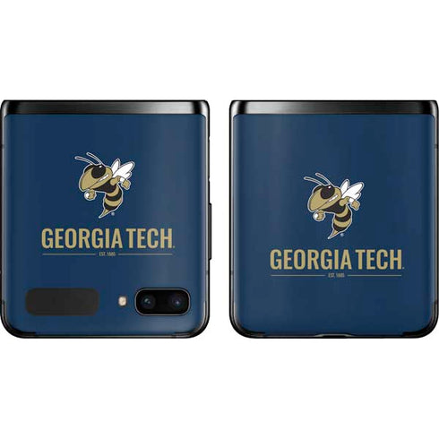 Georgia Institute of Technology Est 1885 Navy Galaxy Z Flip Skin