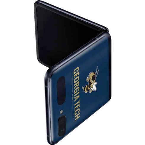 Georgia Institute of Technology Est 1885 Navy Galaxy Z Flip Skin