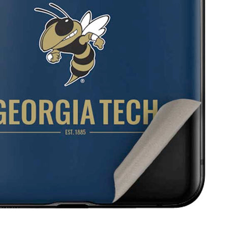 Georgia Institute of Technology Est 1885 Navy Galaxy Z Flip Skin