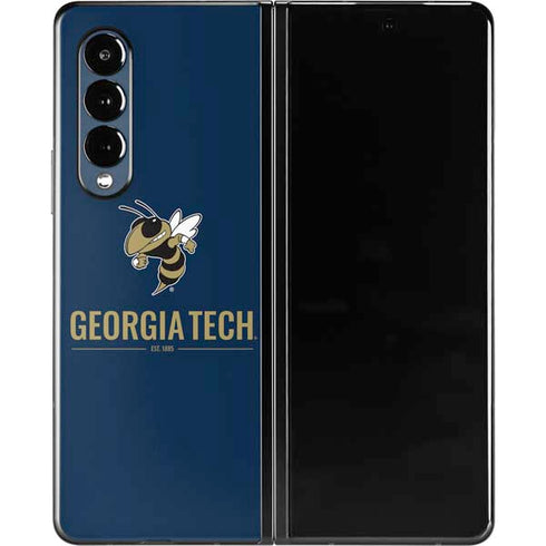 Georgia Institute of Technology Est 1885 Navy Galaxy Z Fold3 5G Skin