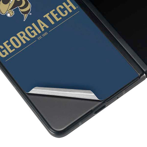 Georgia Institute of Technology Est 1885 Navy Galaxy Z Fold3 5G Skin