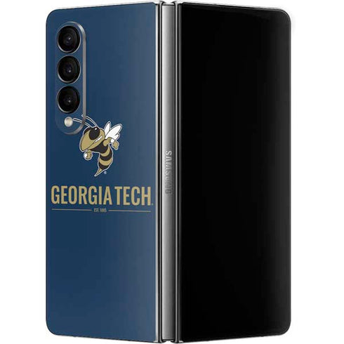 Georgia Institute of Technology Est 1885 Navy Galaxy Z Fold4 5G Skin