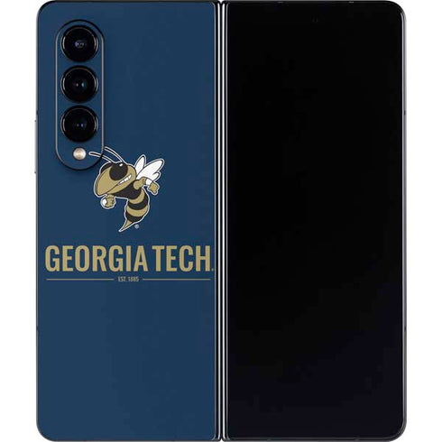 Georgia Institute of Technology Est 1885 Navy Galaxy Z Fold4 5G Skin