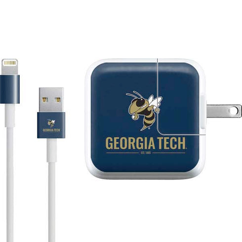 Georgia Institute of Technology Est 1885 Navy iPad Charger (10W USB) Skin