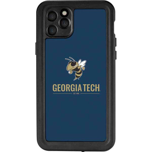 Georgia Institute of Technology Est 1885 Navy iPhone 11 Pro Max Waterproof Case