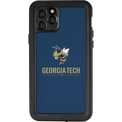 Georgia Institute of Technology Est 1885 Navy iPhone 11 Pro Waterproof Case