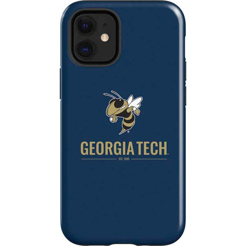 Georgia Institute of Technology Est 1885 Navy iPhone 12 Mini Impact Case
