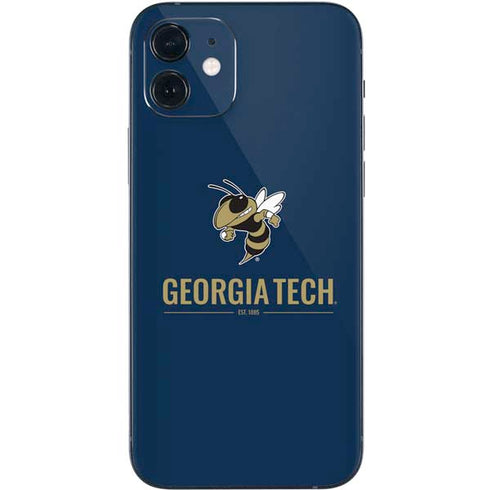 Georgia Institute of Technology Est 1885 Navy iPhone 12 Mini Skin