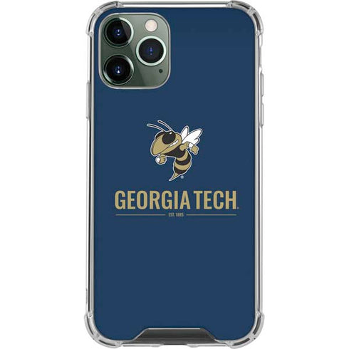 Georgia Institute of Technology Est 1885 Navy iPhone 12 Pro Max Clear Case