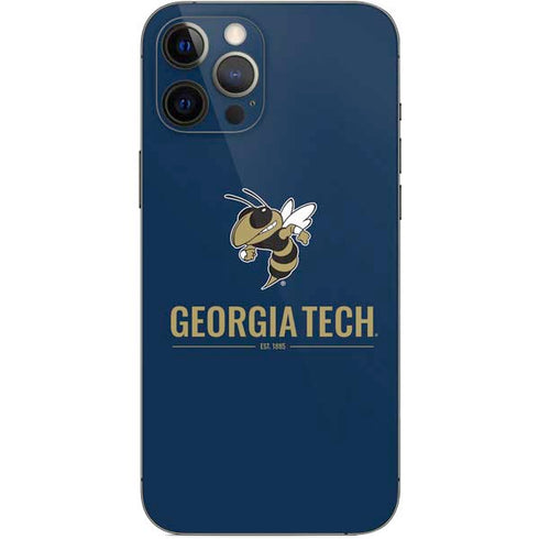 Georgia Institute of Technology Est 1885 Navy iPhone 12 Pro Max Skin