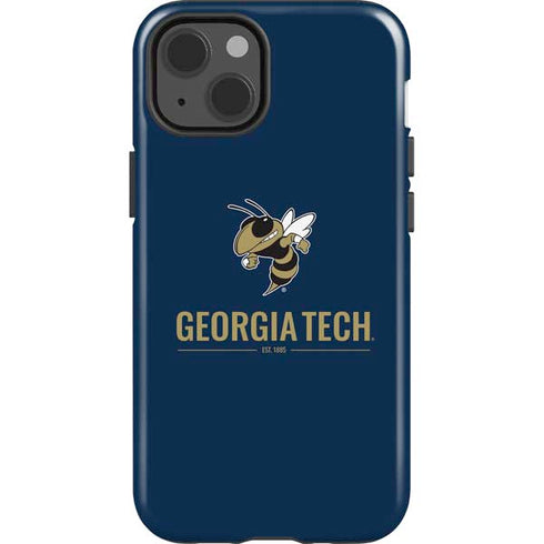 Georgia Institute of Technology Est 1885 Navy iPhone 15 Impact Case