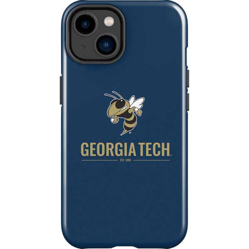 Georgia Institute of Technology Est 1885 Navy iPhone 15 Plus Impact Case