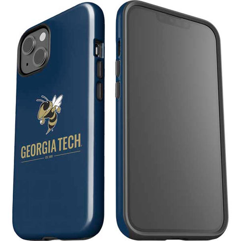 Georgia Institute of Technology Est 1885 Navy iPhone 15 Plus Impact Case