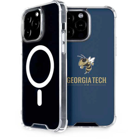 Georgia Institute of Technology Est 1885 Navy iPhone 15 Pro Max MagSafe Case