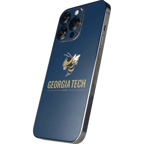 Georgia Institute of Technology Est 1885 Navy iPhone 14 Pro Max Skin