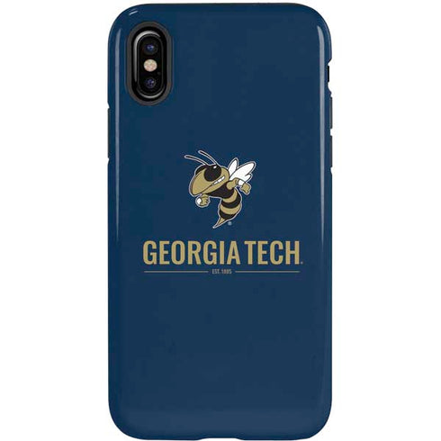 Georgia Institute of Technology Est 1885 Navy iPhone X Pro Case