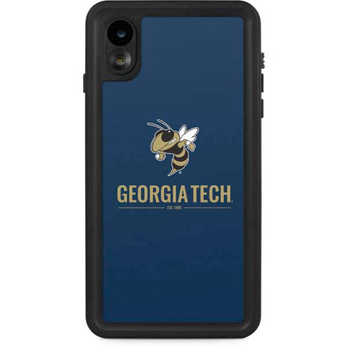 Georgia Institute of Technology Est 1885 Navy iPhone XR Waterproof Case
