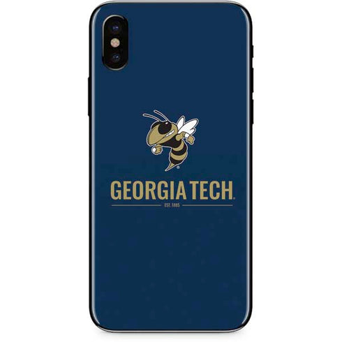 Georgia Institute of Technology Est 1885 Navy iPhone XS Skin