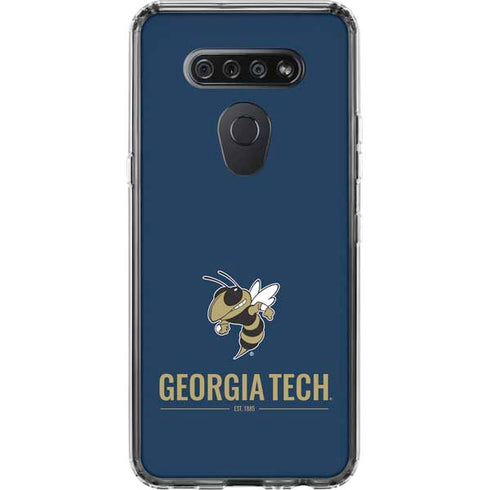 Georgia Institute of Technology Est 1885 Navy LG K51/Q51 Clear Case