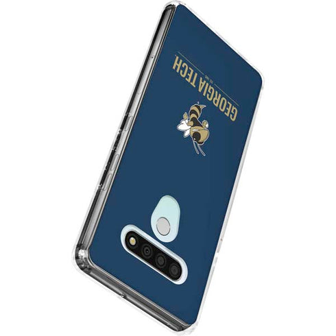 Georgia Institute of Technology Est 1885 Navy LG Stylo 6 Clear Case